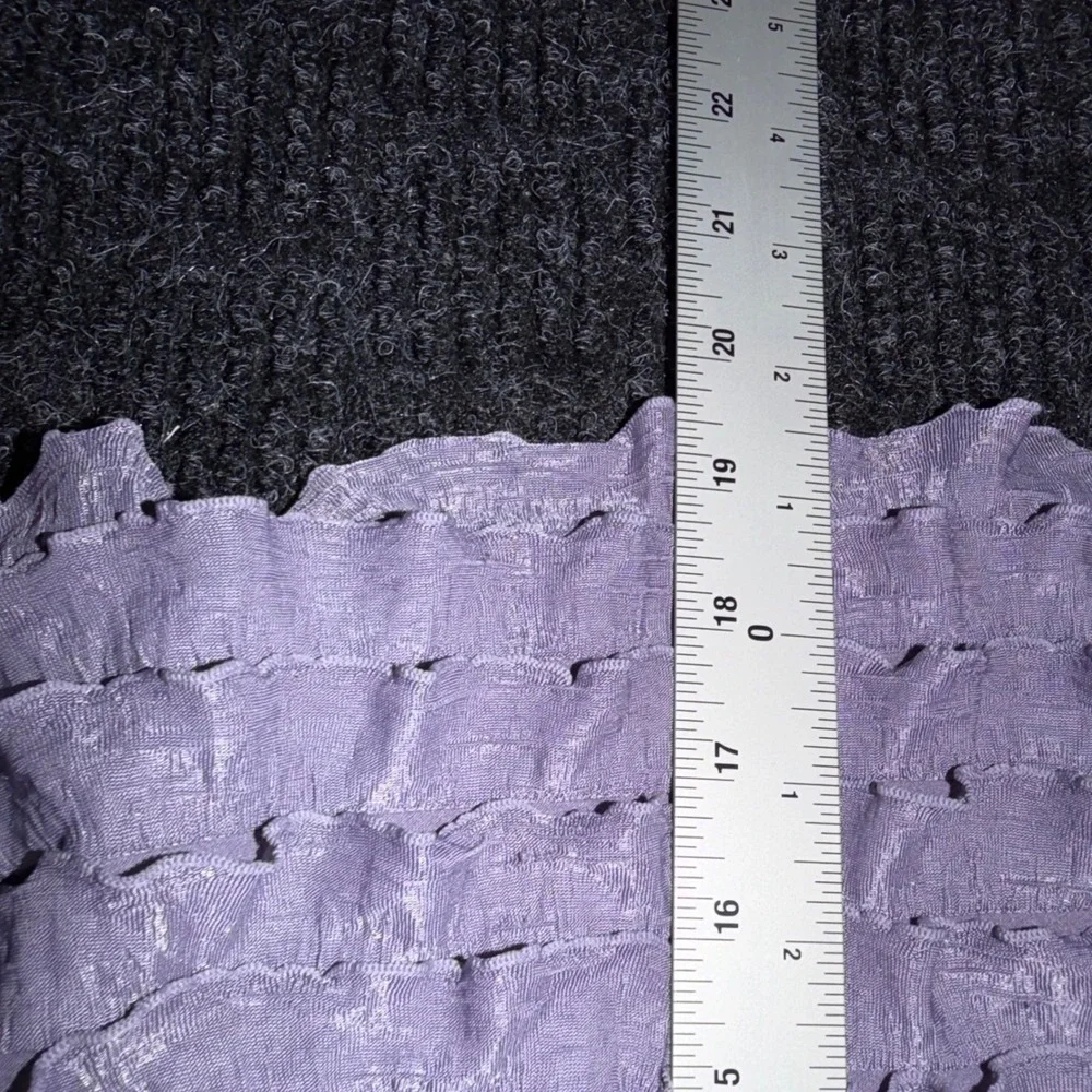 Vintage Charlotte Russe Lavender Purple Ruffle Strapless Tube Top Y2K Medium